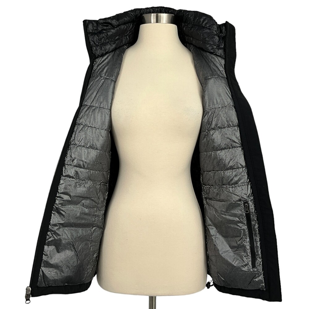 Columbia Size S Titanium Heatzone *READ* Omni-Heat 3D Jacket Black Hooded - Picture 11 of 15